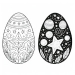 Easter Eggs and Stars 🐣⭐